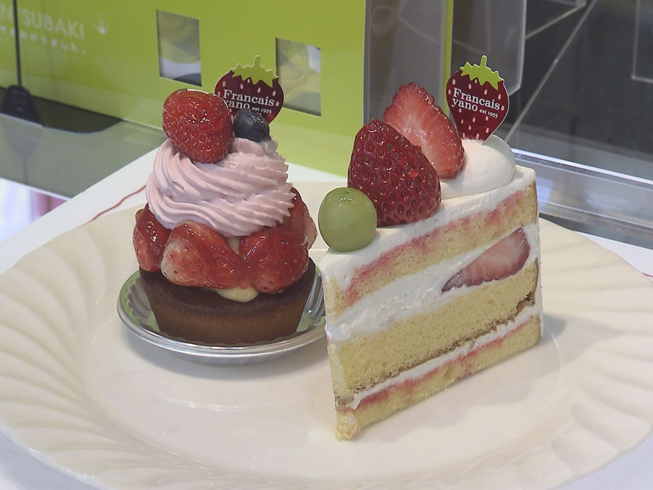 岐阜市の洋菓子店で岐阜県産イチゴを使ったスイーツが並ぶ「いちごフェア」が開催され...