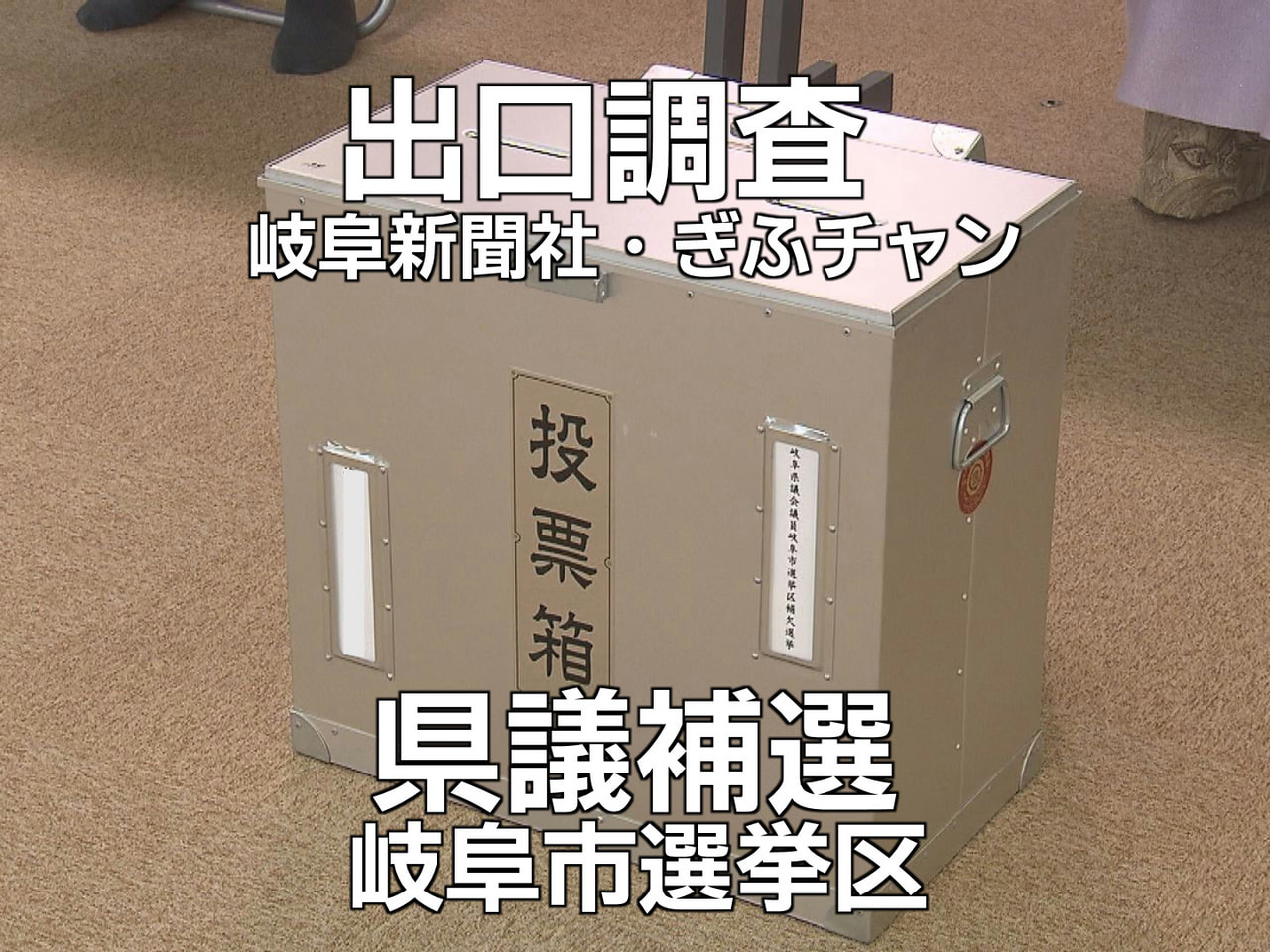 県議会議員の岐阜市選挙区(定数9)では、8月までに欠員が2となり、これに伴う補欠...