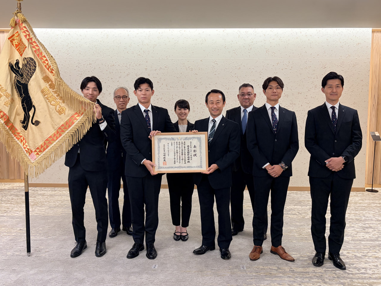 社会人野球の最高峰、都市対抗野球大会で優勝した大垣市代表の西濃運輸に、県は１５日...