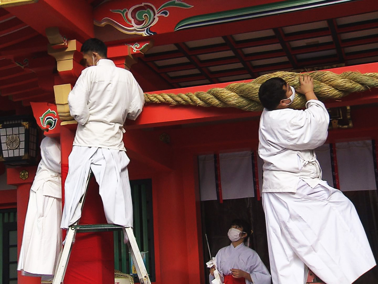 県内各地では、新年に向けた準備が進められています。 このうち岐阜市の金神社では3...