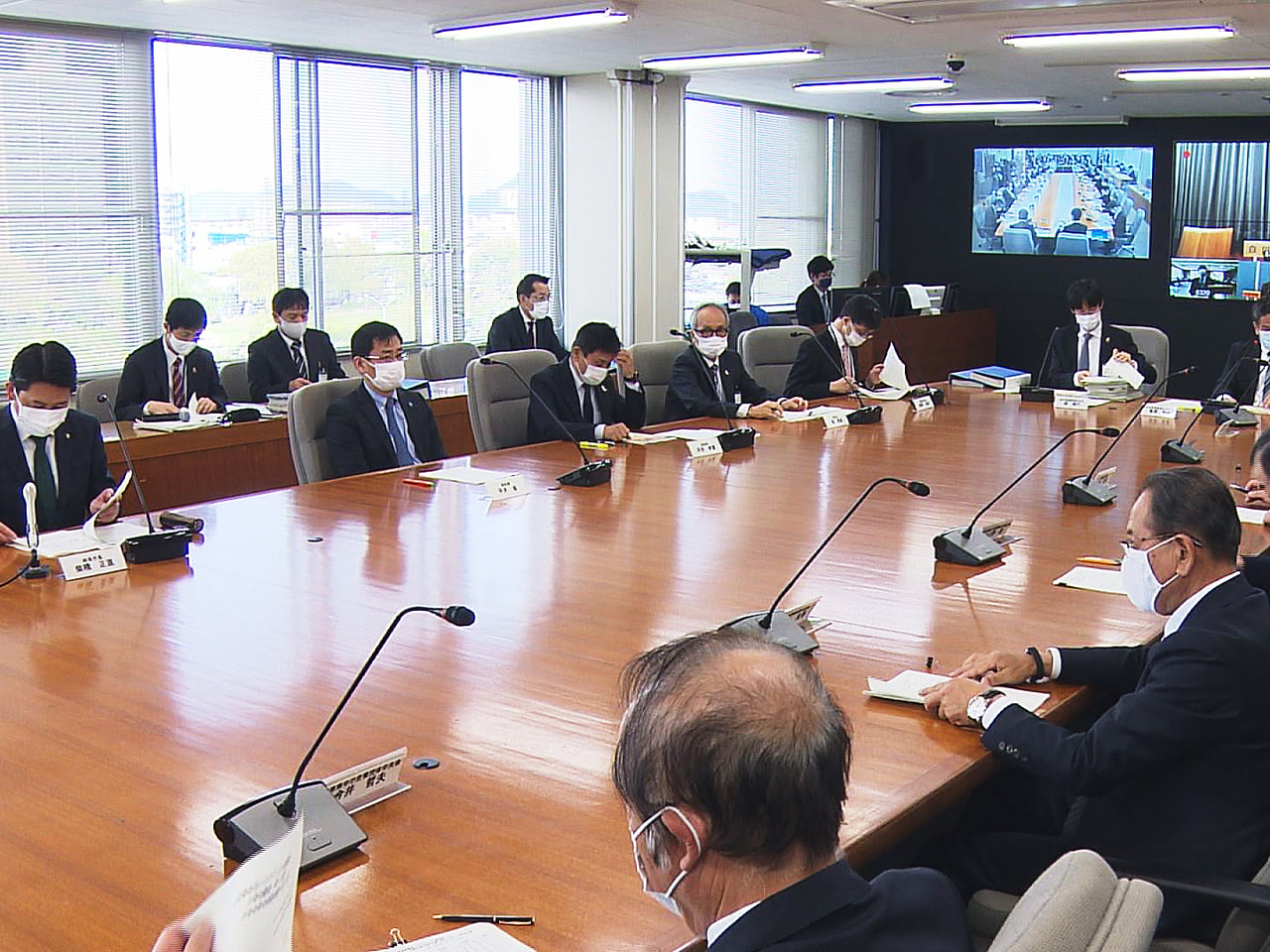 岐阜県は8日に開いた新型コロナウイルス対策本部の会議で、国のまん延防止等重点措置...