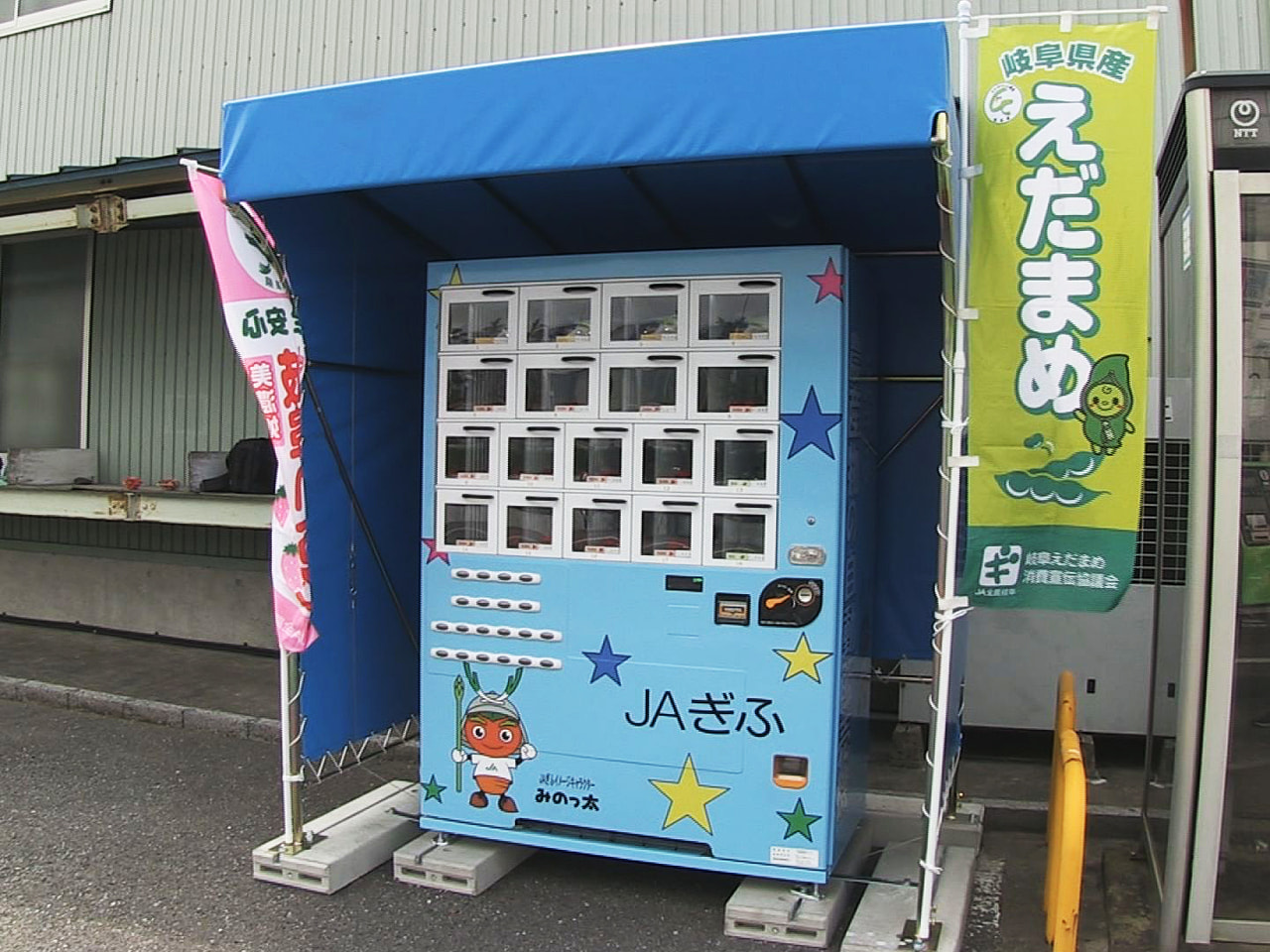 ウィズコロナの暮らしに対応しようと、JAぎふは枝豆やイチゴなど、地元で取れた農産...
