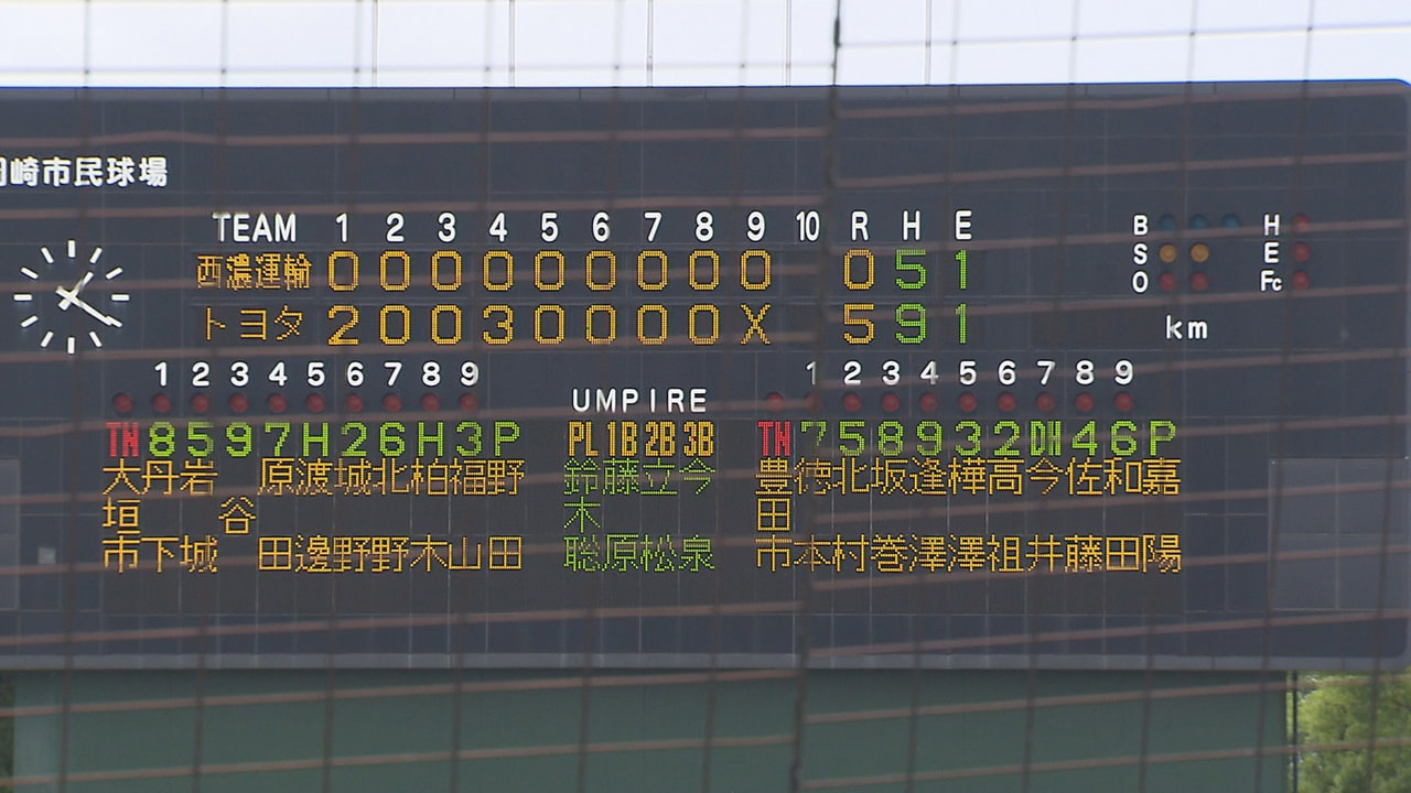 西濃運輸延長の末 東海理化に勝利 都市対抗野球東海地区２次予選 ニュース ぎふチャン 岐阜放送公式サイト