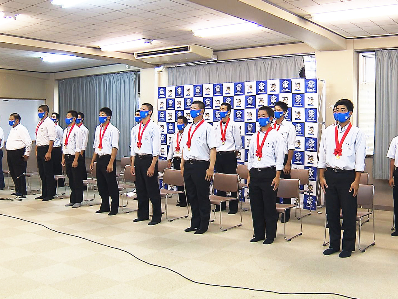 第103回全国高校野球選手権大会に9年ぶりに出場する、県立岐阜商業高校硬式野球部...