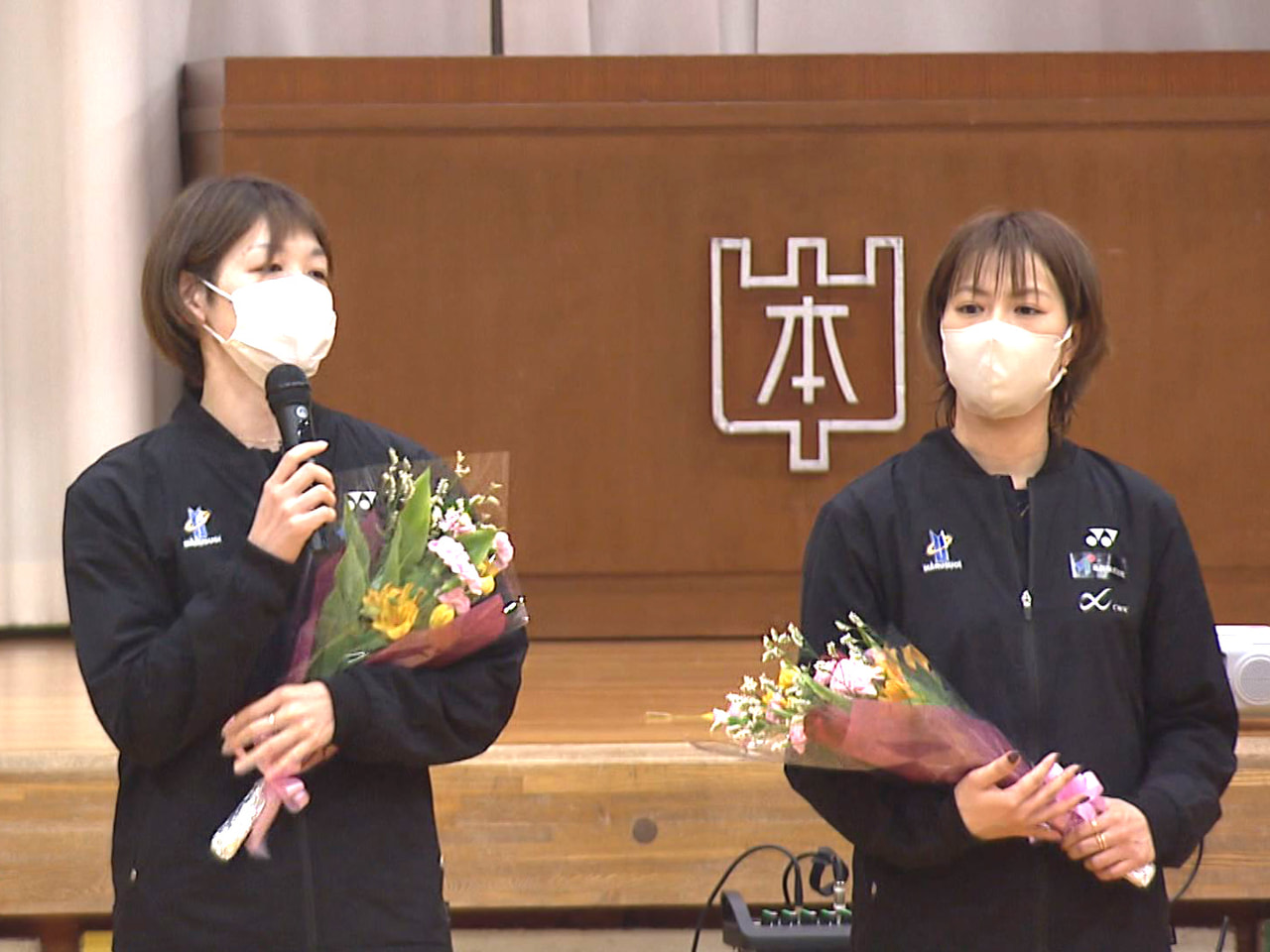 東京オリンピックバドミントン女子ダブルスで５位に入賞した「フクヒロ」ペアが岐阜市...