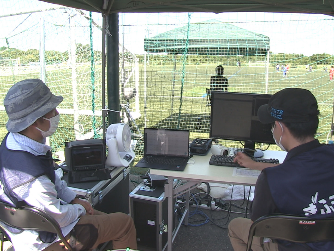 岐阜放送は、じゅうろくカップU―11岐阜県サッカー大会で、AI=人工知能搭載のカ...