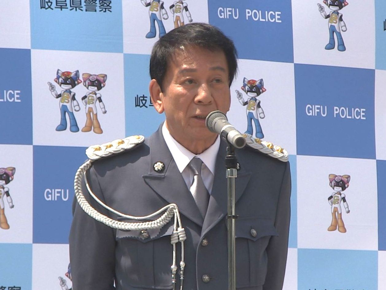 警察庁の特別防犯対策監を務める俳優の杉良太郎さんが3日、岐阜市で特殊詐欺の被害防...