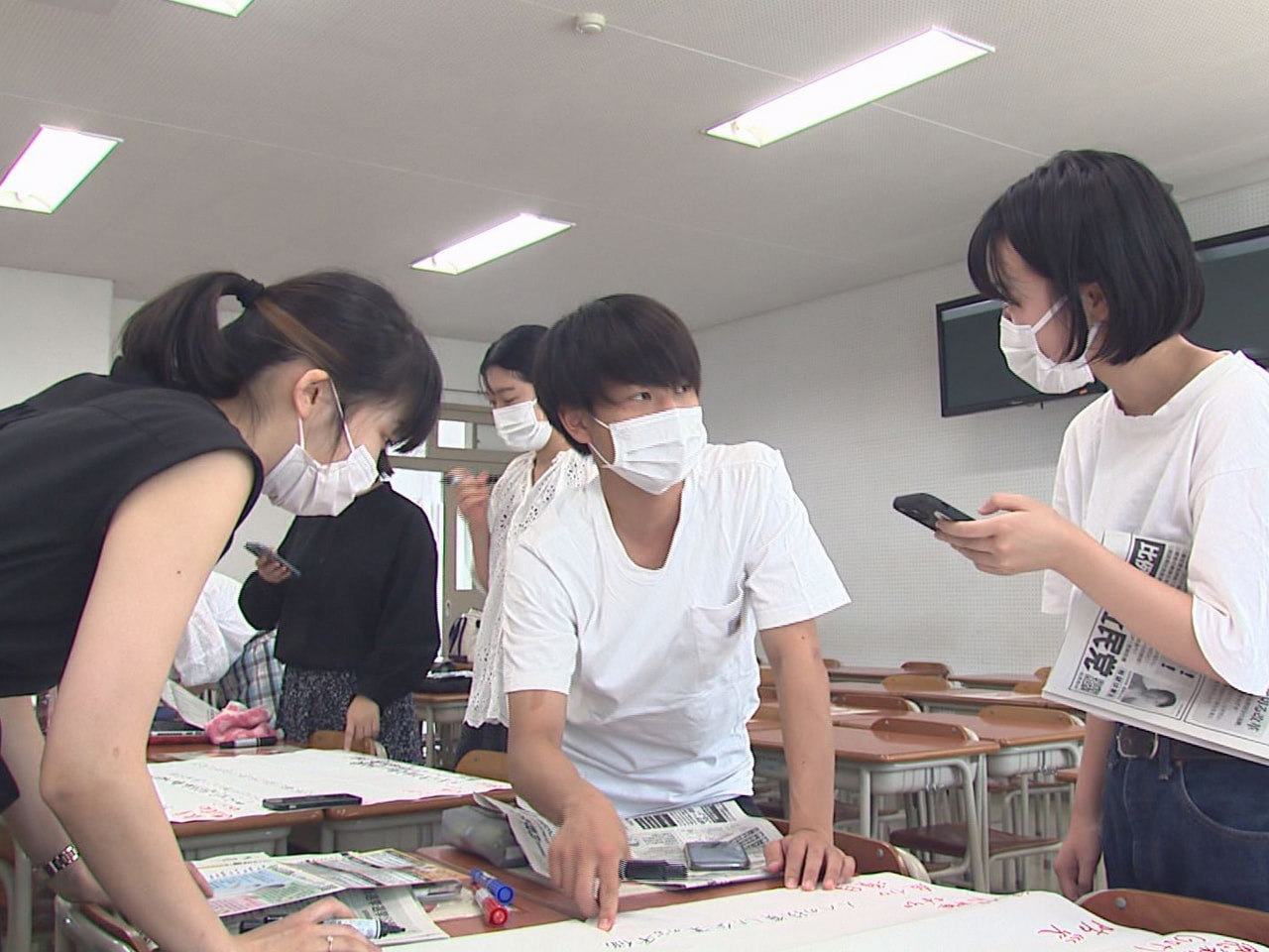 岐阜大学の学生でつくる「岐阜県若者の選挙意識を高める会」が8日、10日投開票を迎...