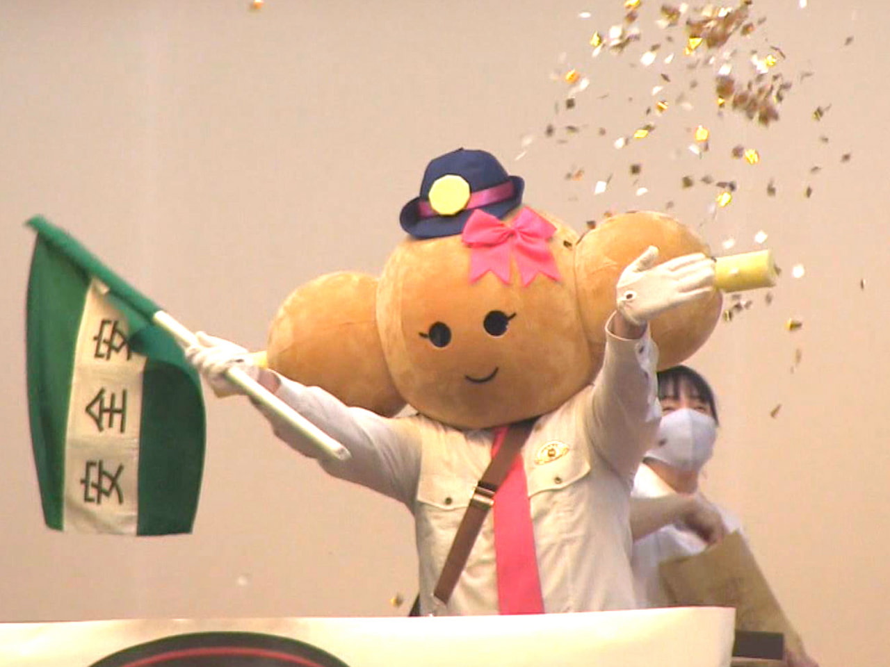 五平餅(ごへいもち)をモチーフとした、岐阜県警中津川警察署の新しいマスコットキャ...