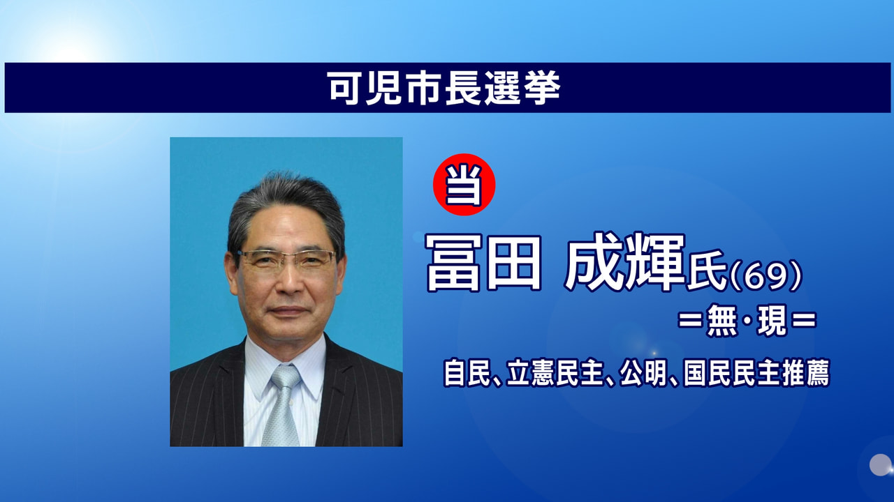 任期満了(11月6日)に伴う可児市の市長選挙は16日告示され、無所属の現職冨田成...
