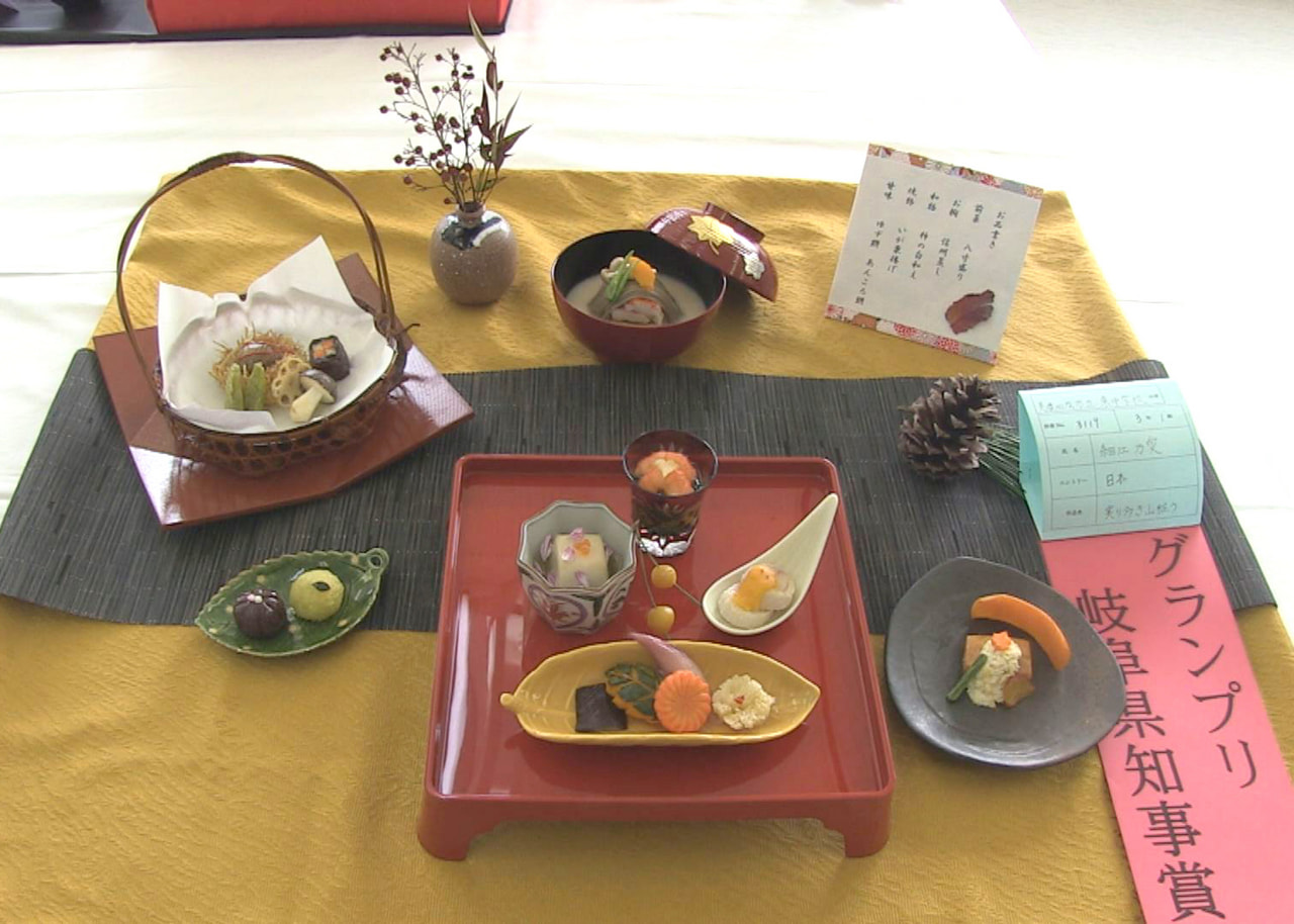 食の道を志す生徒らが創作した料理を披露するフードフェアが２７日、岐阜市の高校で開...