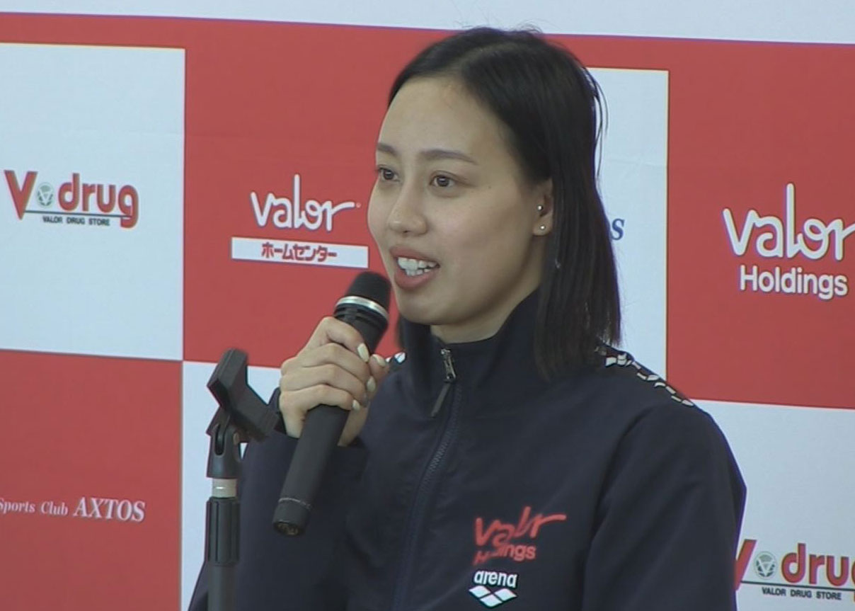 リオ・オリンピック代表で、岐阜市出身の競泳女子・今井月（いまい・るな）選手が６日...