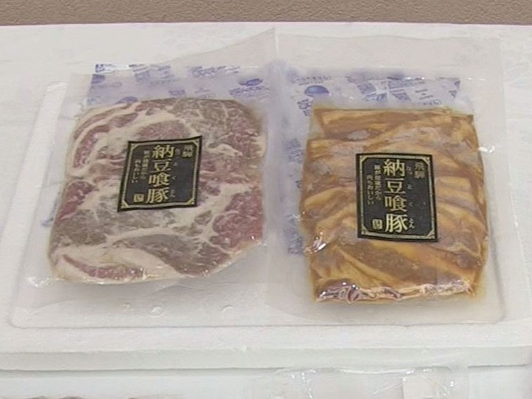 飛騨産豚肉の勉強会が高山市の「ひだホテルプラザ」で開かれ、参加者が豚肉の栄養成分...