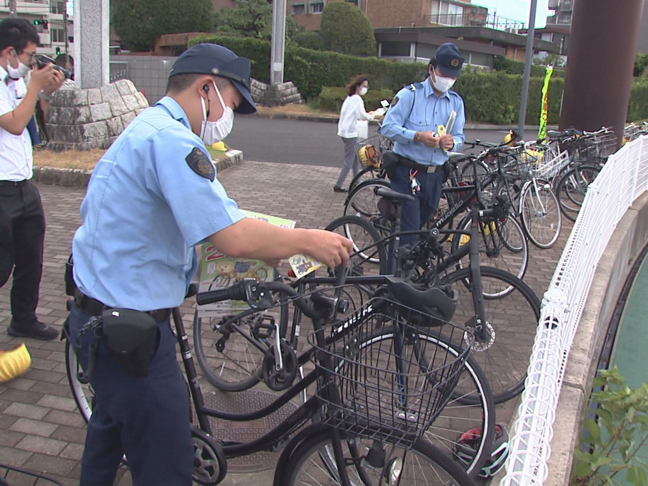 岐阜県内で自転車の盗難被害が相次いでいることを受け、岐阜北警察署は10日、岐阜市...