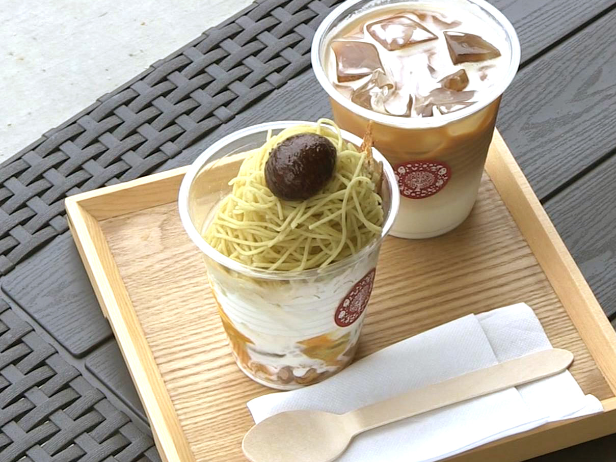 恵那市にある老舗和菓子店が栗スイーツを提供する新店舗「栗カフェ」をオープンしまし...