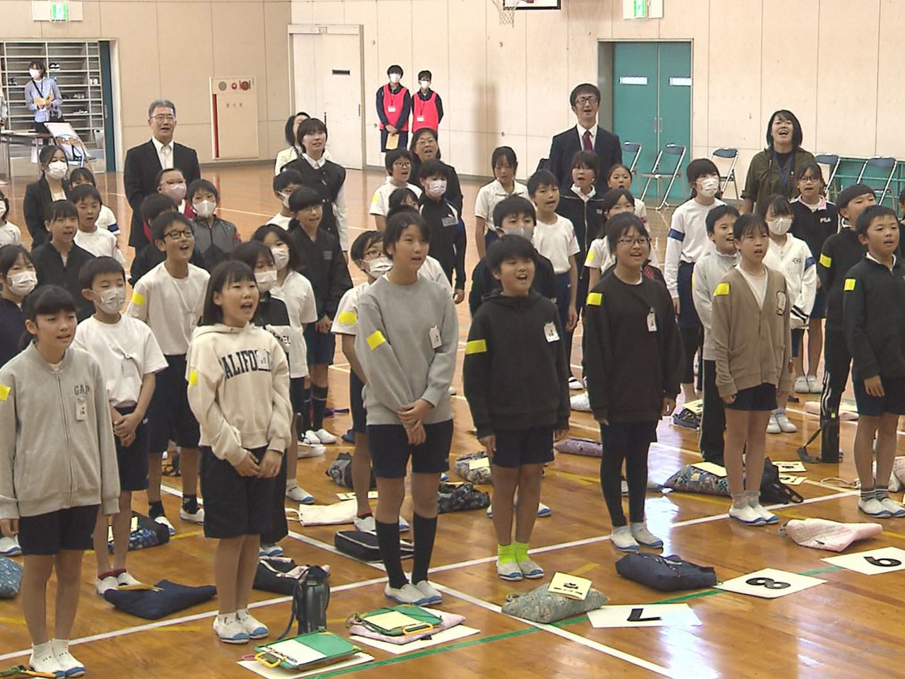海津市海津町の5つの小学校が統合され令和6年4月に開校する海津小学校。その海津小...