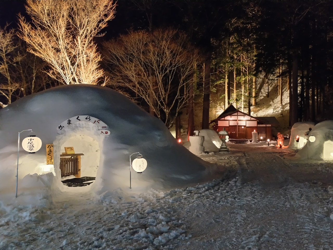 ２月１日から始まる奥飛騨温泉郷・新穂高温泉の冬の夜の名物イベント「中尾かまくらま...