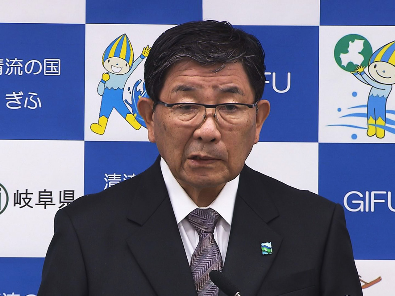 岐阜県の古田肇知事は４日、年頭の記者会見を行い、１日に石川県で最大震度７を観測し...