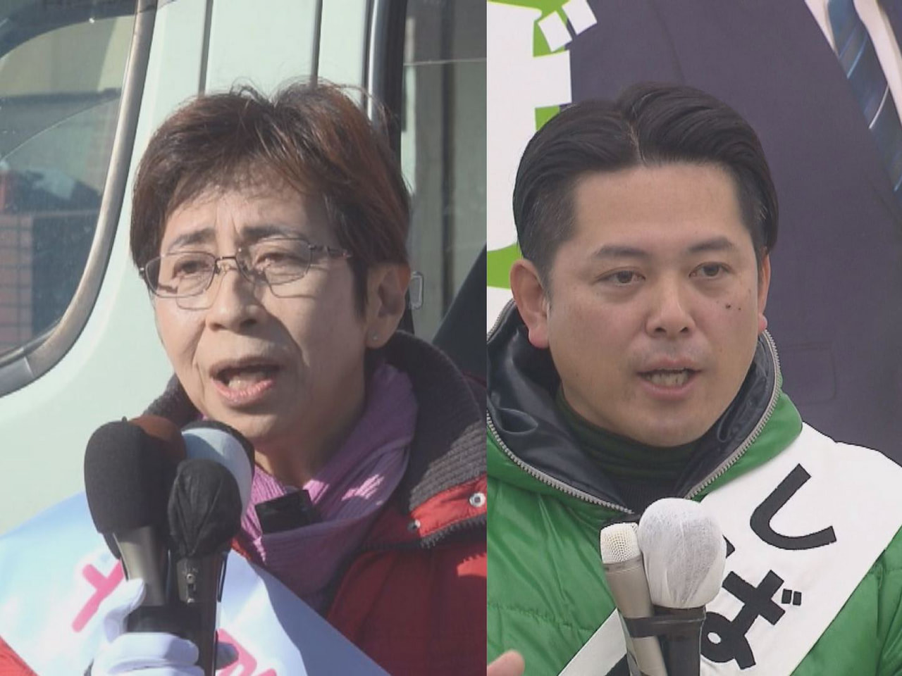 任期満了に伴う岐阜市長選挙は２５日告示され、現職と新人の２人が立候補を届け出て選...