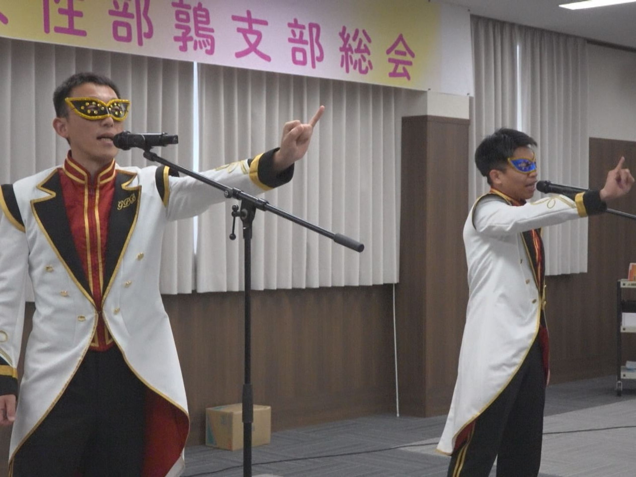 詐欺の被害を防ごうと、歌で注意を呼びかける県警音楽隊のボーカルユニット「断絶」が...