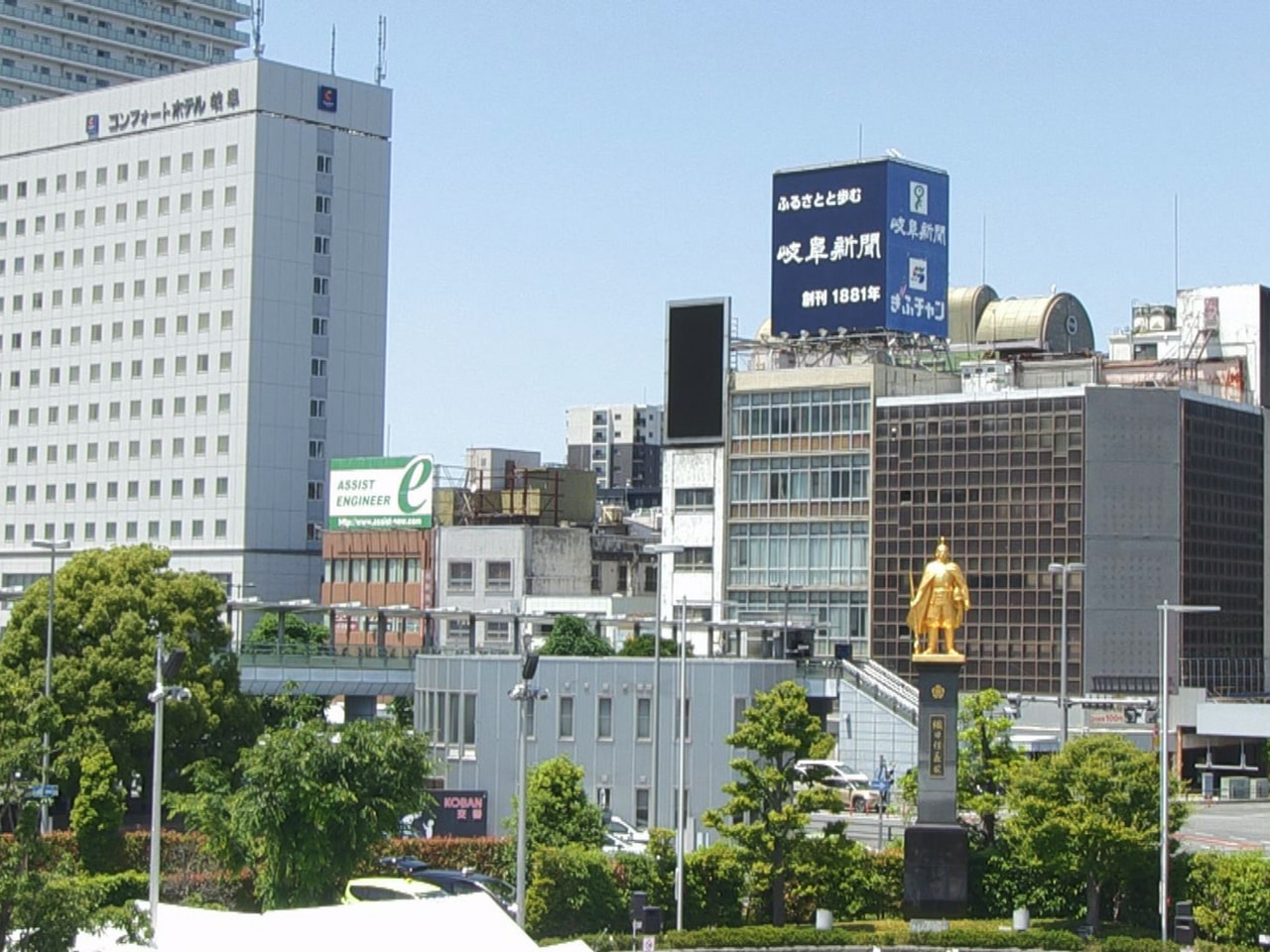 岐阜市のＪＲ岐阜駅の北口に２棟のビル「ツインタワー」を建設する再開発事業で、西側...
