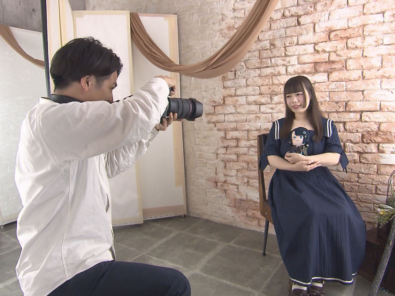 ※リポート 高村 優奈アナウンサー 「お気に入りのぬいぐるみと思い出を残す『ぬい...