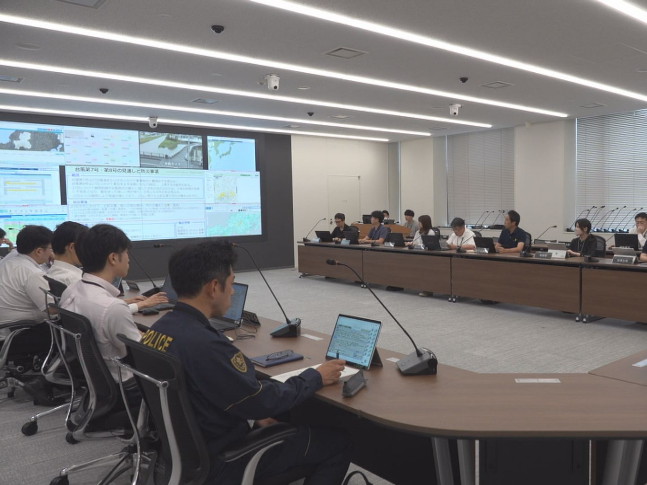 岐阜県は２６日、台風７号・８号に関する説明会を開き、気象台などと情報を共有しまし...