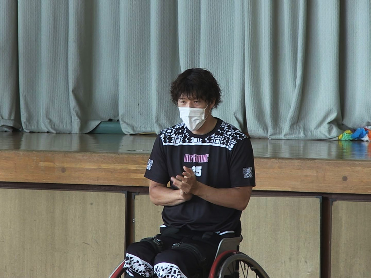 東京パラリンピック男子車いすバスケットボール日本代表で銀メダルに輝いた秋田啓選手...