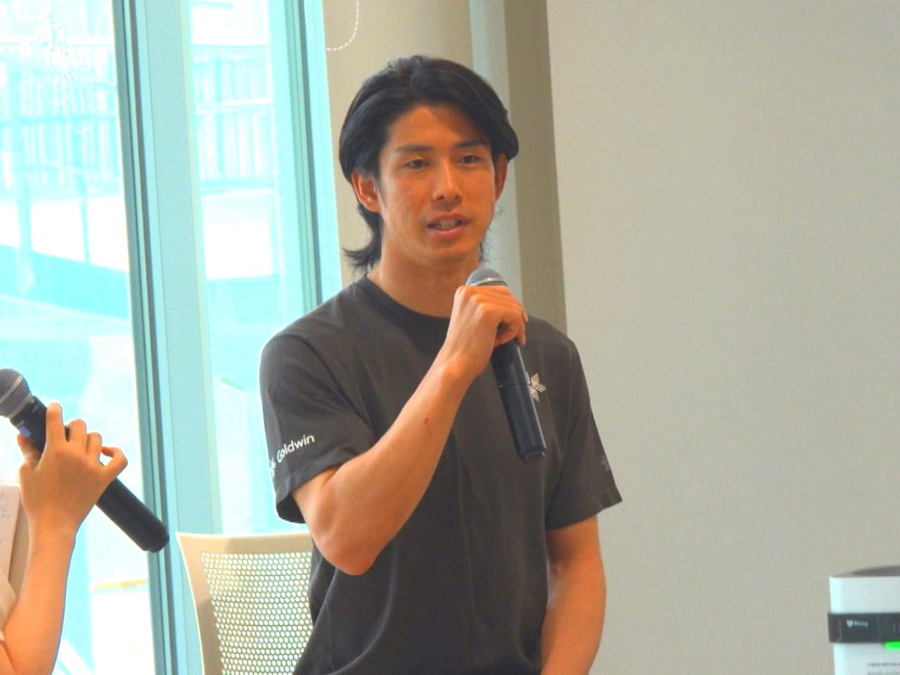運動を通して健康づくりを考える「ぎふ健康フェスタ」が岐阜市で開かれ、冬季オリンピ...