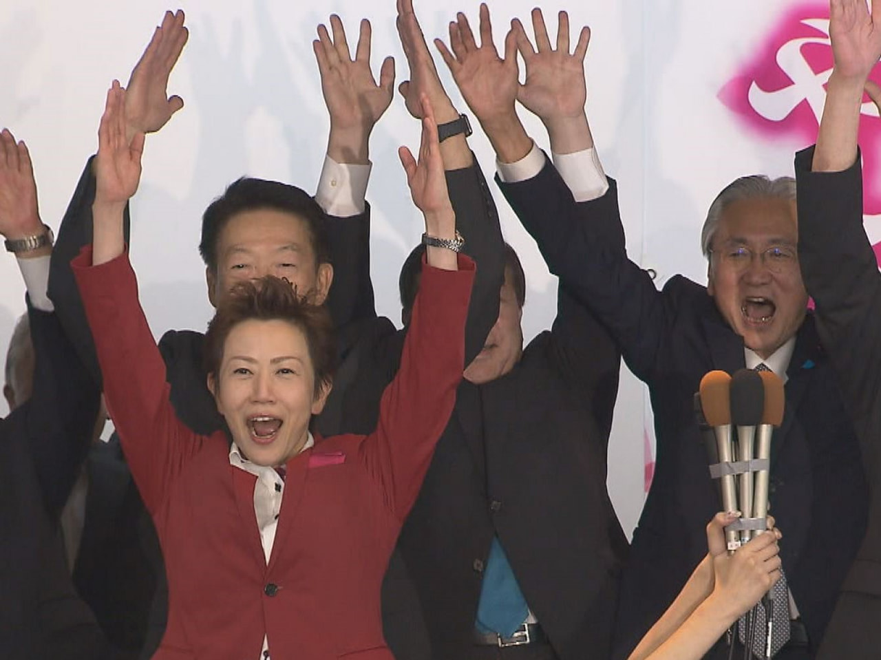 ２０日に投票、即日開票された参議院選挙の岐阜選挙区（改選数１）は、自民党新人の若...