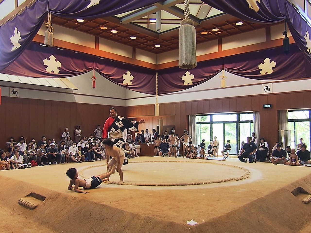 小学生の相撲大会が２７日、大垣市で開かれ、県内外から５０人の児童が出場しました。...