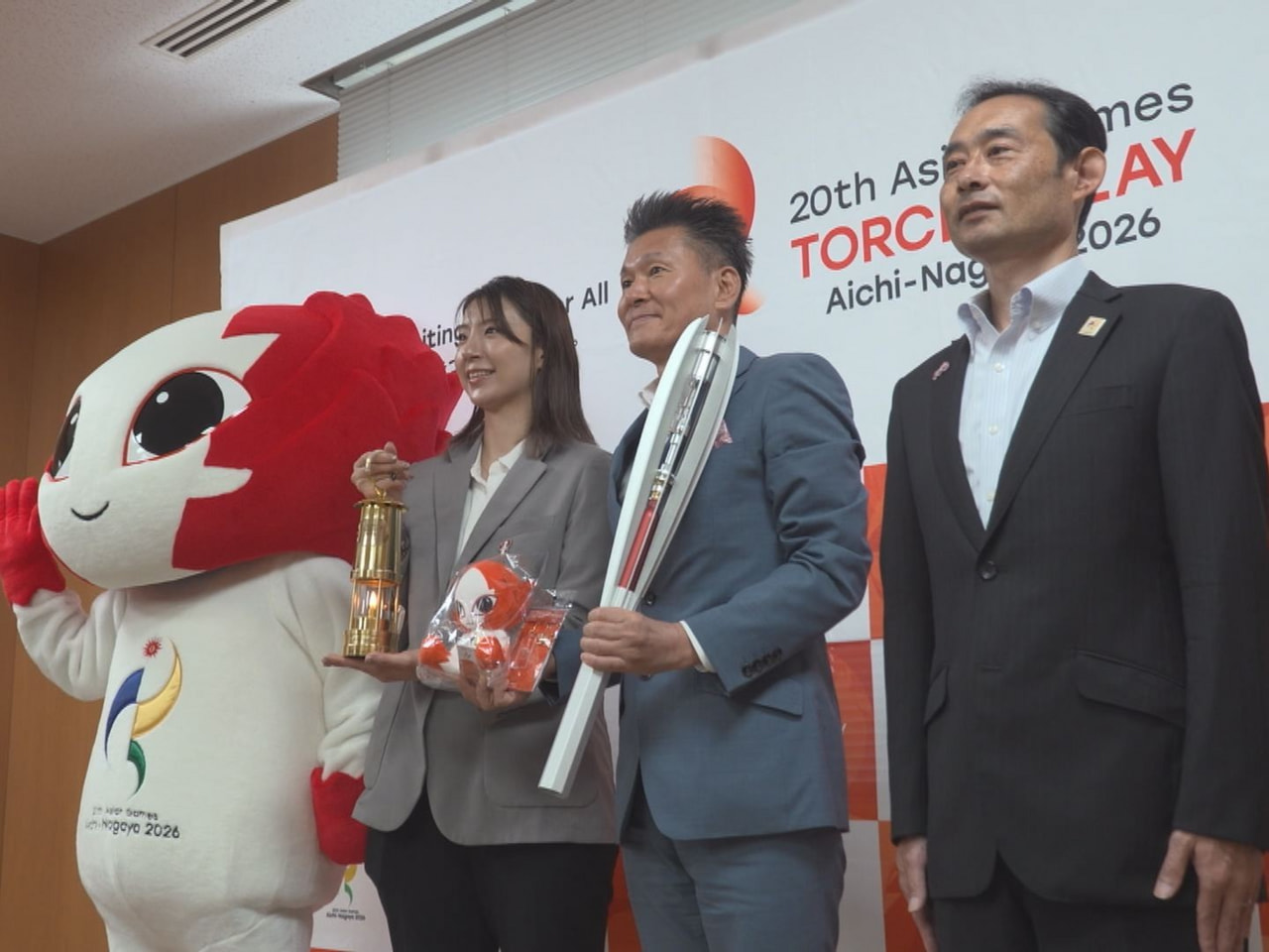 愛知・名古屋アジア・アジアパラ競技大会の開幕を前に関係者が２５日、ボート競技の会...
