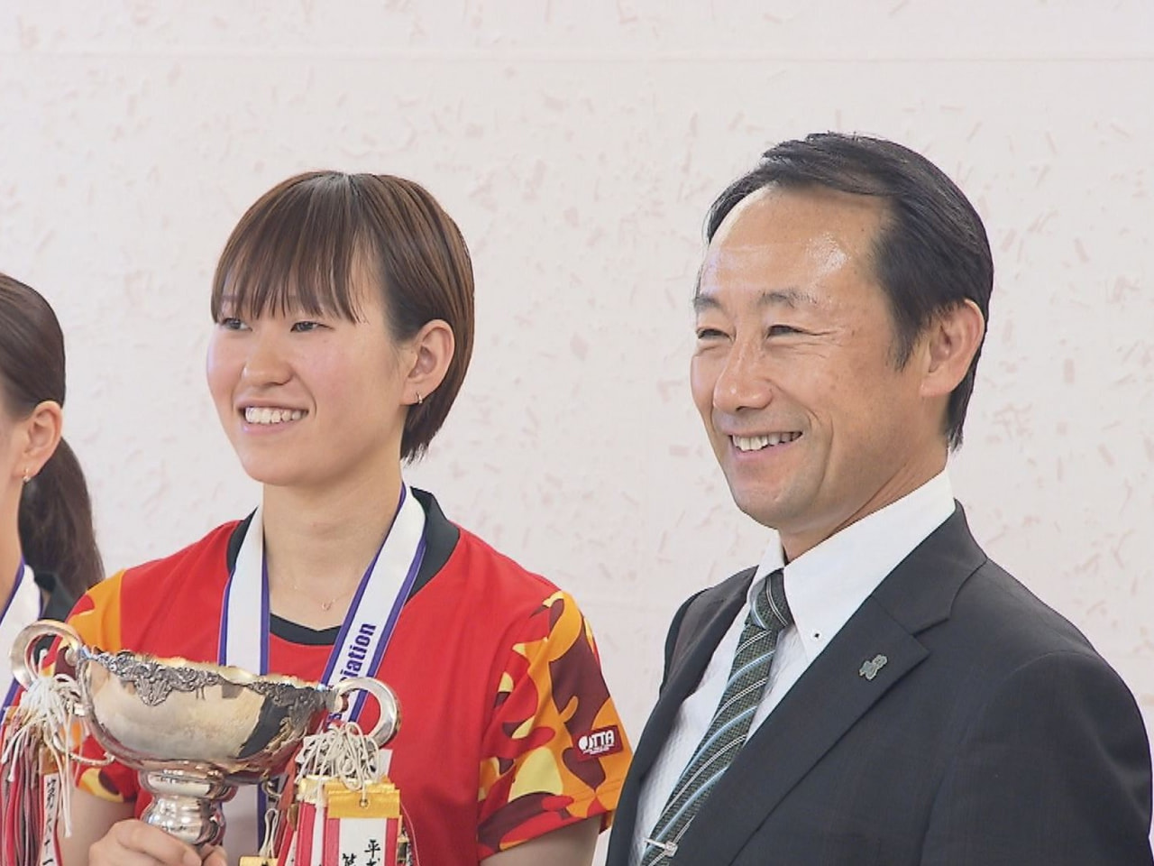 卓球の全日本実業団選手権大会の女子団体で７年ぶりに頂点に立った十六フィナンシャル...