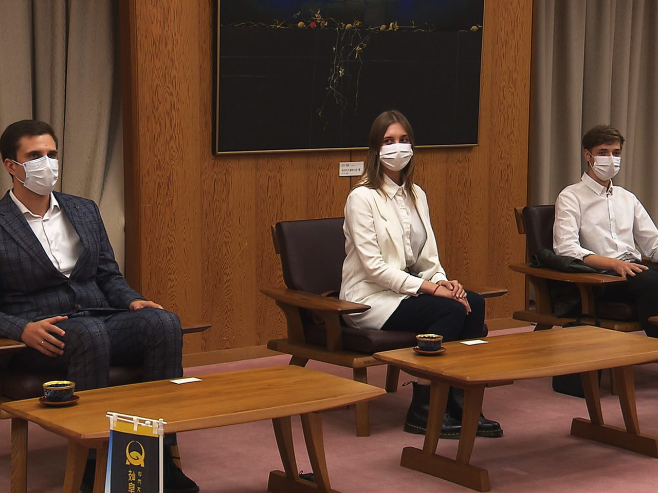 ロシアの侵攻を受けるウクライナから岐阜県内に避難し、瑞穂市の朝日大学で学んでいる...