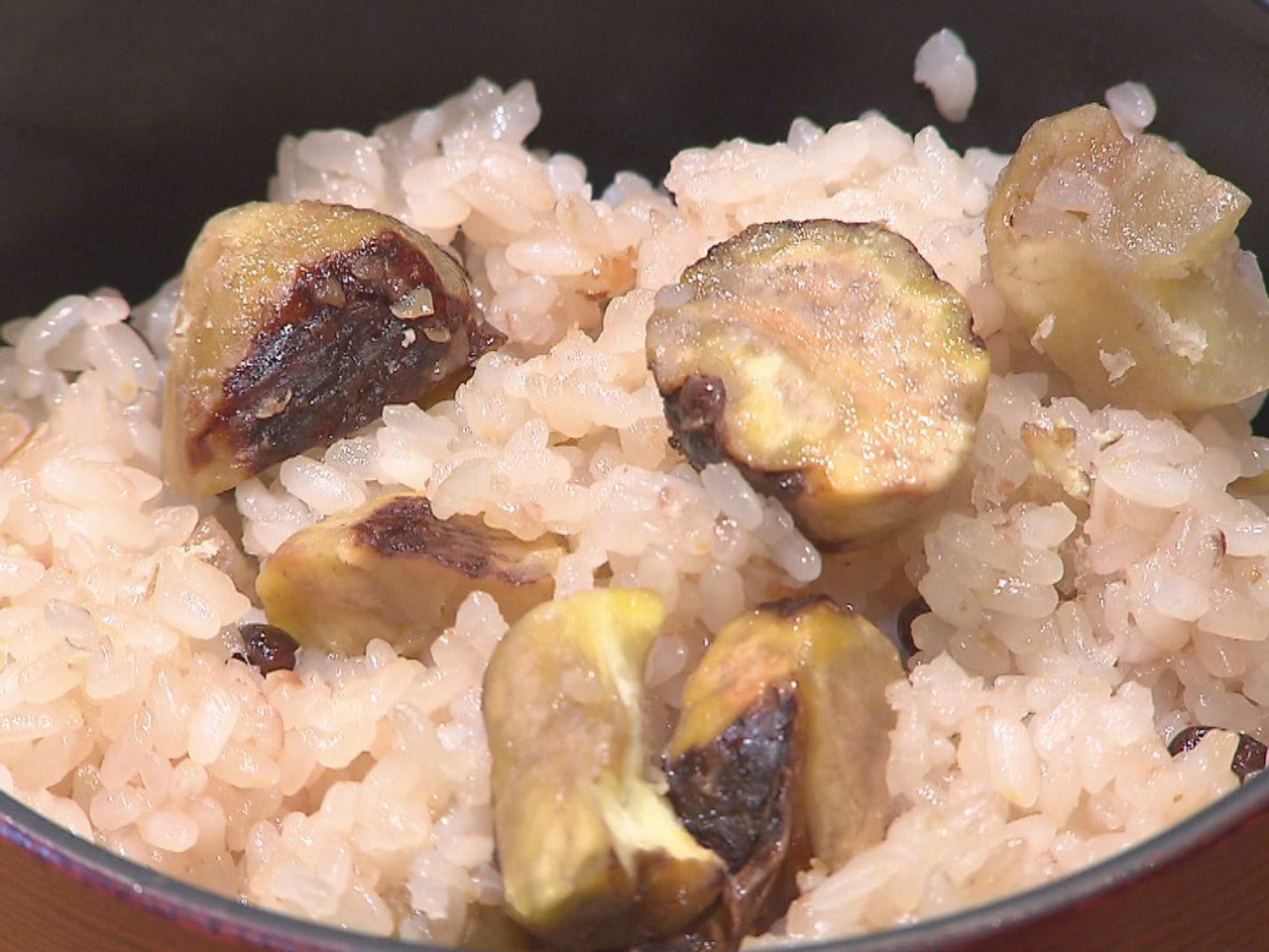 モーニングで岐阜の秋の味覚を堪能。県内有数の栗の産地、中津川市で「栗おこわ」を楽...