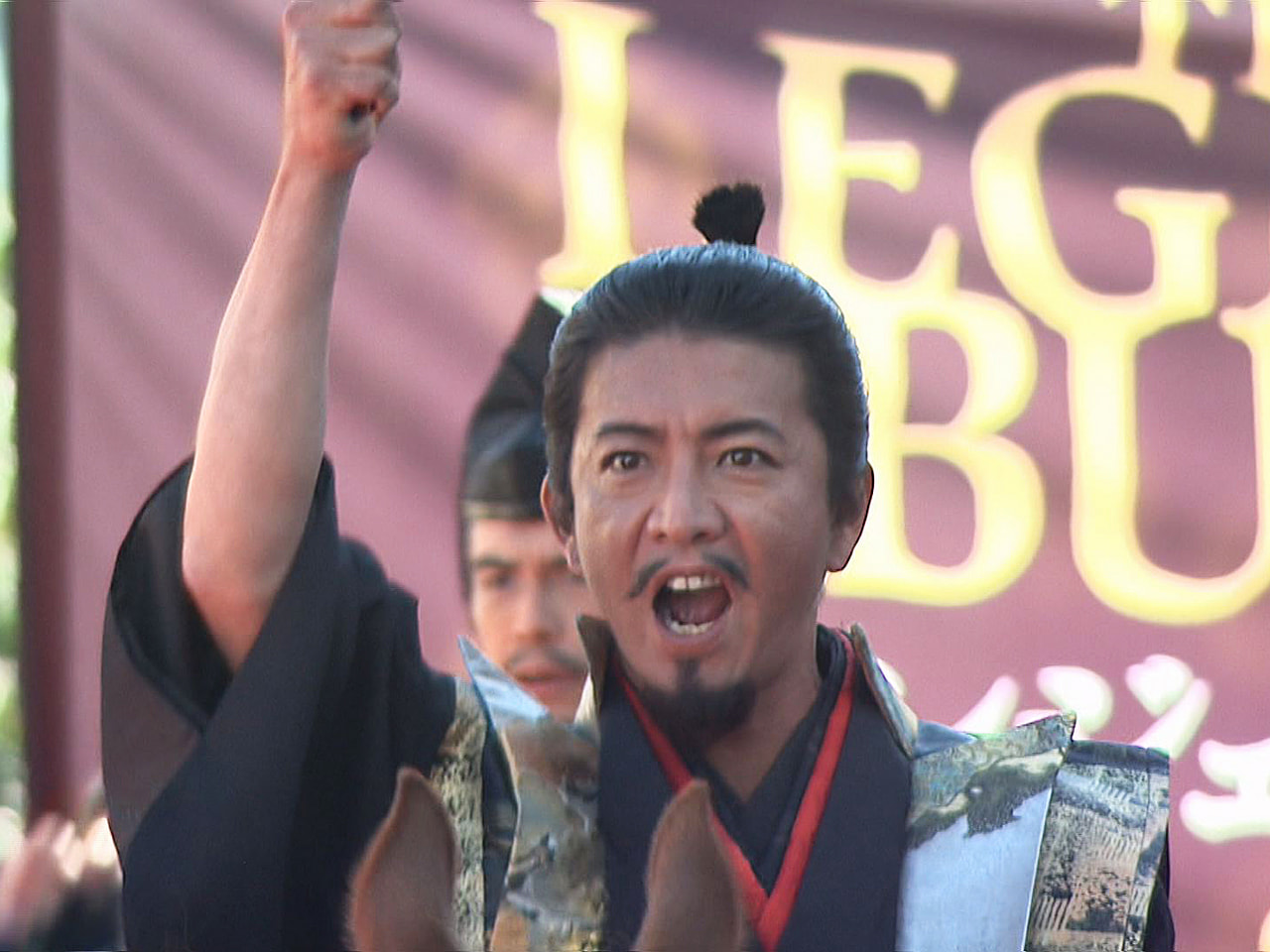 ぎふ信長まつりで、俳優木村拓哉さんが信長に扮した「信長公騎馬武者行列」は7日、秋...