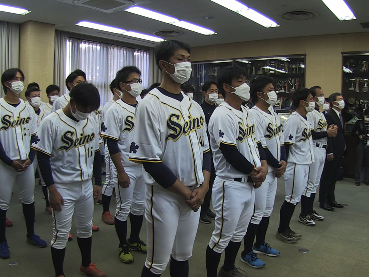 3年ぶりに都市対抗野球大会に出場する西濃運輸の激励会がきょう大垣市で行われ、石田...