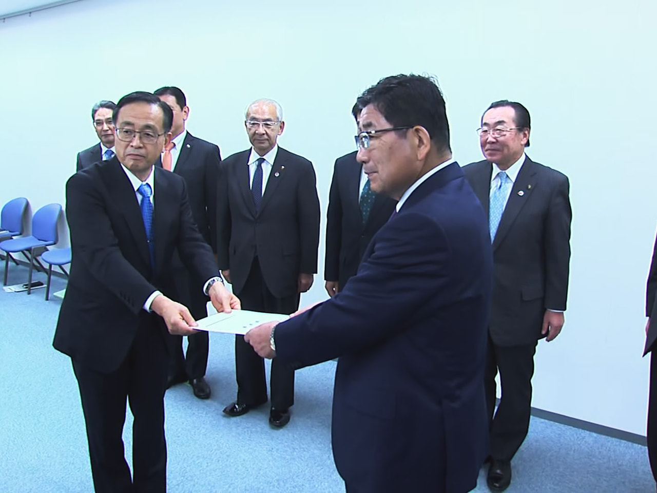 岐阜県の古田 肇知事らは29日、建設が進むリニア中央新幹線について、工事の安全対...