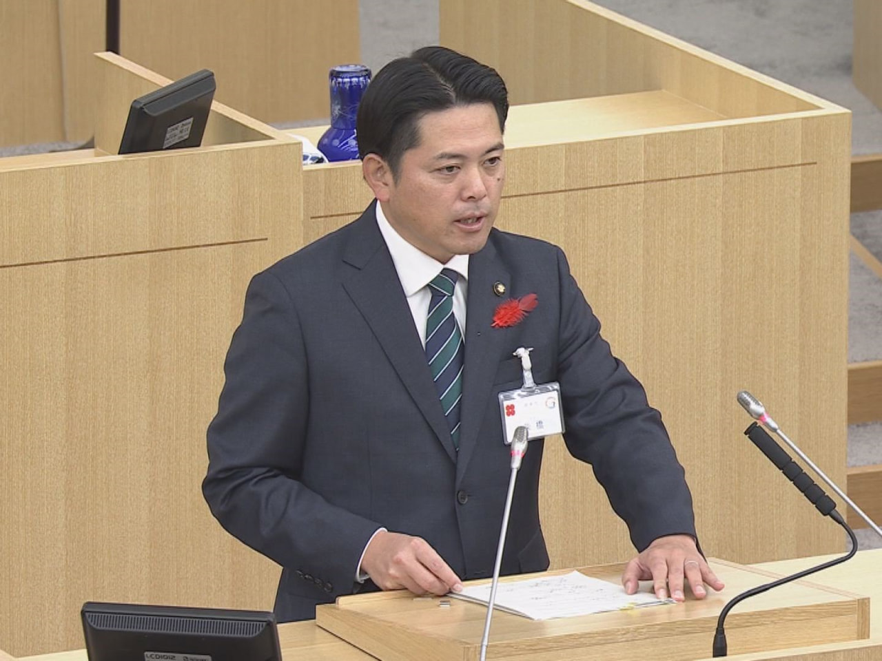 岐阜市の柴橋正直市長（４６）は２日の市議会定例会で、任期満了に伴う市長選（２０２...