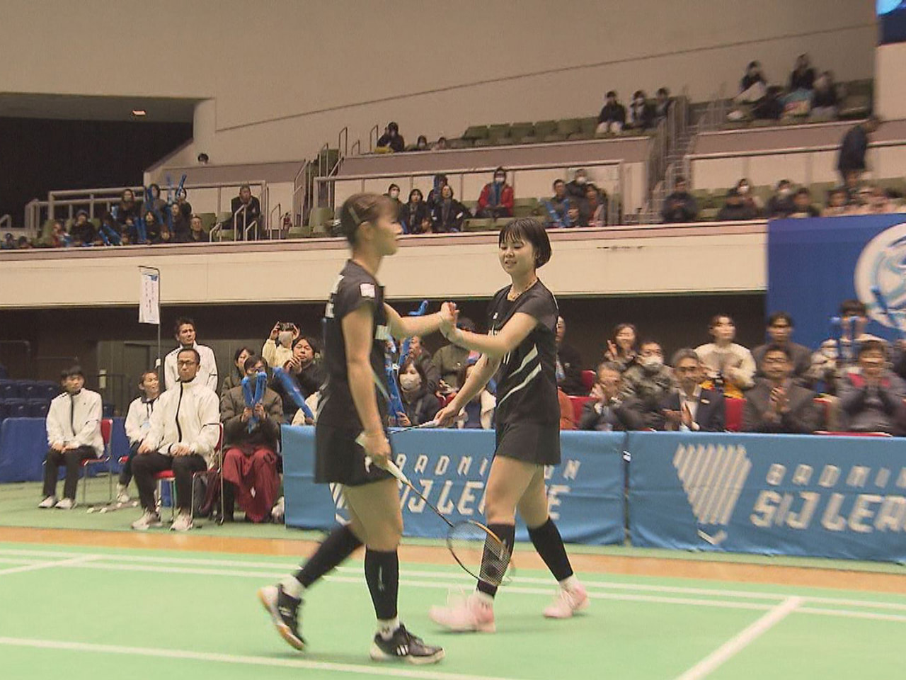 バドミントンの国内最高峰、S/Jリーグ、女子Sブロックの岐阜Bluvicのホーム...