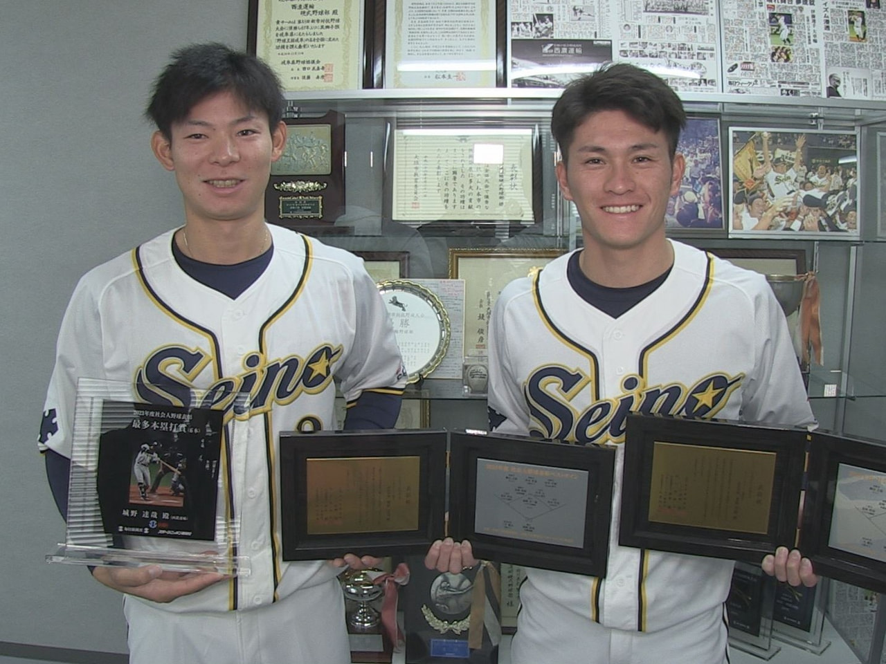 社会人野球ベストナイン 西濃運輸の城野、北野が初選出 岐阜県大垣市｜ニュース｜ぎふチャン｜岐阜放送公式サイト