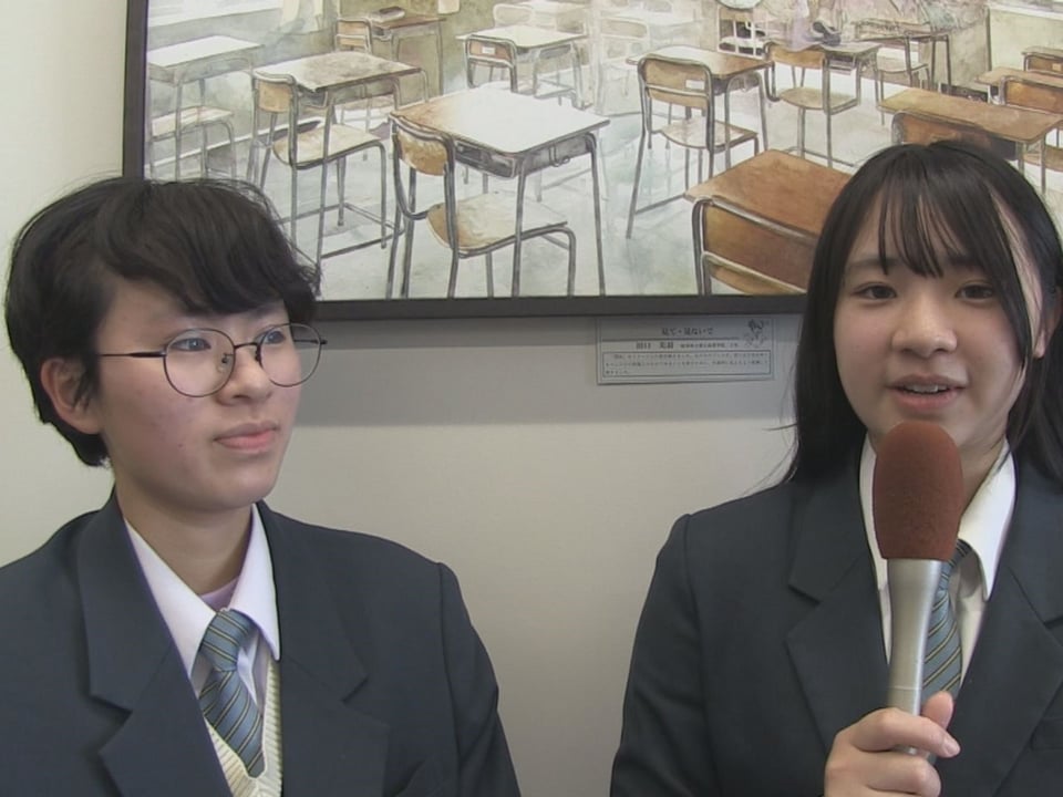 中田朔愛さん（左）山田美乃さん（右）